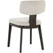 Rickett Dark Brown / Dove Cream Dining Chair, Set Of 2